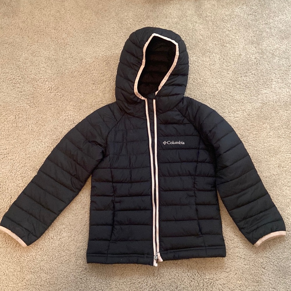 Kids black Columbia coat